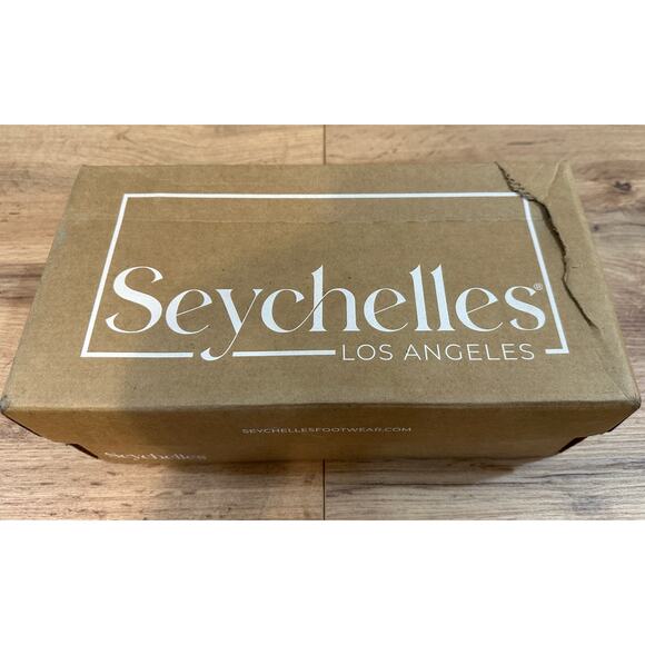 Seychelles Te Amo Ankle Wrap Sandal Metallic Leather Size 8 NIB Ankle Strap Ties - Picture 15 of 15